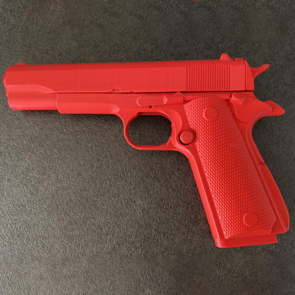 1911 pistol gun stl 3d model saviba