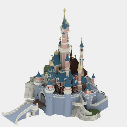 Chateau Disneyland Paris STL 3D Model