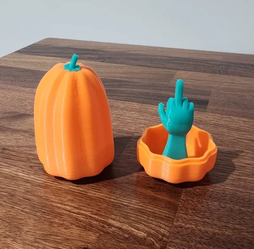 3DM0062 – Middle Finger Pumpkin