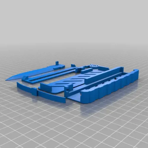 OTF Fidget toy STL File Model 3D Print