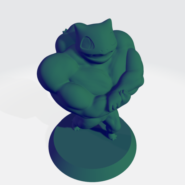 3DM0025 – Ultra Swole Bulbasaur  Muscular