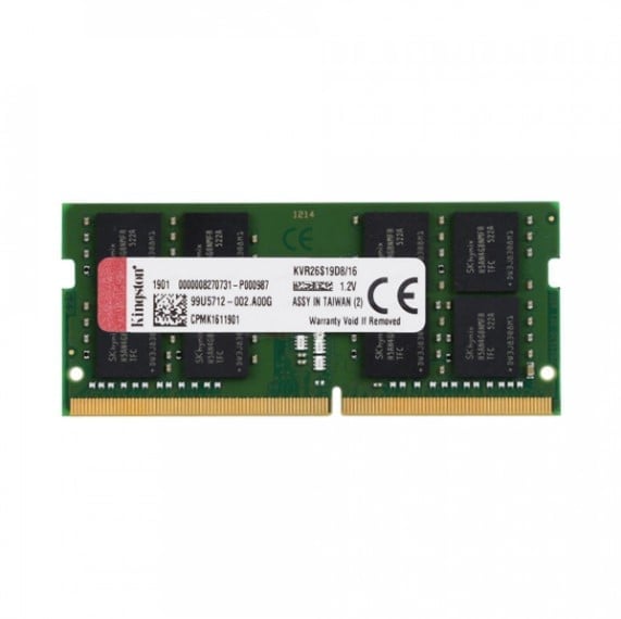 RAM DDR4 Kingston 1x16GB CL22 3200 Sodimm (KVR32S22S8/16) RAM DDR4 Kingston 1x16GB CL22 3200 Sodimm (KVR32S22S8/16)
