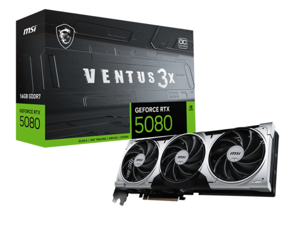 Card màn hình MSI GeForce RTX 5080 16G VENTUS 3X OC PLUS