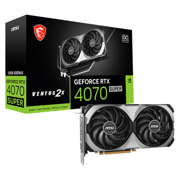 Card màn hình MSI GeForce RTX 4070 SUPER 12G VENTUS 2X OC Card màn hình MSI GeForce RTX 4070 SUPER 12G VENTUS 2X OC