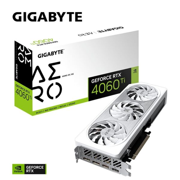 Card màn hình GIGABYTE GeForce RTX 4060 Ti AERO OC 8G (GV-N406TAERO-OC-8GD)