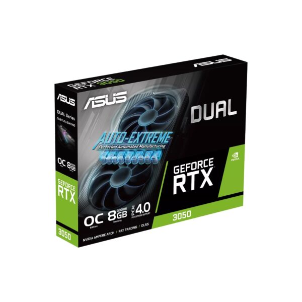 Card màn hình ASUS Dual GeForce RTX 3050 V2 OC Edition 8GB (DUAL-RTX3050-O8G-V2)