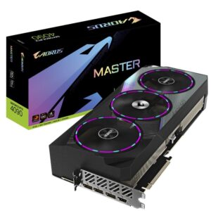 Card màn hình GIGABYTE AORUS GeForce RTX 4090 MASTER 24G (GV-N4090AORUS M-24GD) Card màn hình GIGABYTE AORUS GeForce RTX 4090 MASTER 24G (GV-N4090AORUS M-24GD)