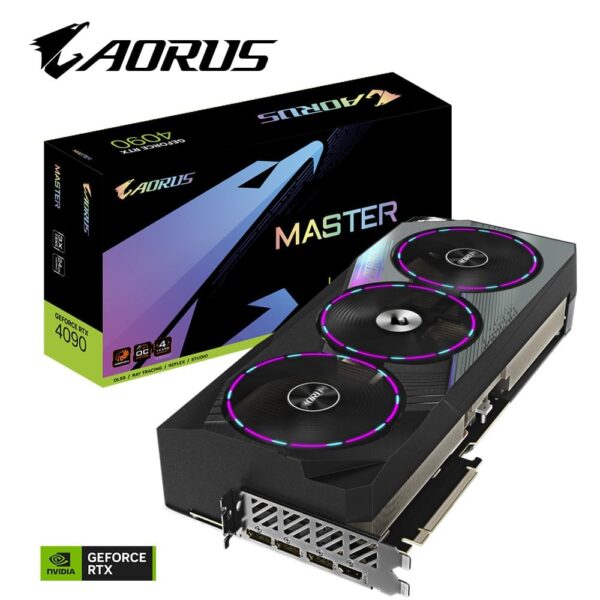 Card màn hình GIGABYTE AORUS GeForce RTX 4090 MASTER 24G (GV-N4090AORUS M-24GD)