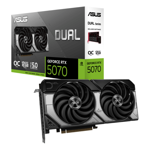 Card màn hình ASUS Dual GeForce RTX 5070 12GB GDDR7 OC Edition