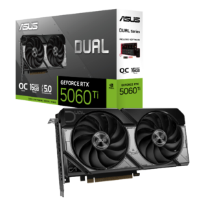 Card màn hình Asus GeForce RTX 5060 Ti DUAL OC 16GB Card màn hình Asus GeForce RTX 5060 Ti DUAL OC 16GB