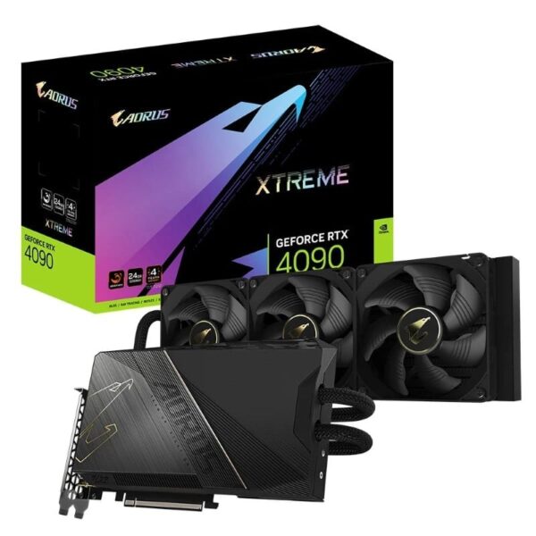 Card màn hình GIGABYTE AORUS GeForce RTX 4090 XTREME WATERFORCE 24G (GV-N4090AORUSX W-24GD) Card màn hình GIGABYTE AORUS GeForce RTX 4090 XTREME WATERFORCE 24G (GV-N4090AORUSX W-24GD)