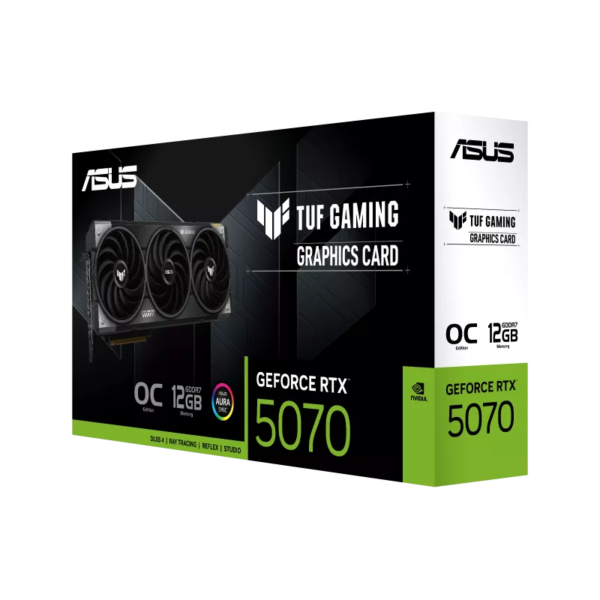 Card màn hình ASUS TUF Gaming GeForce RTX 5070 12GB GDDR7 OC Edition(TUF-RTX5070-O12G-GAMING) Card màn hình ASUS TUF Gaming GeForce RTX 5070 12GB GDDR7 OC Edition(TUF-RTX5070-O12G-GAMING)