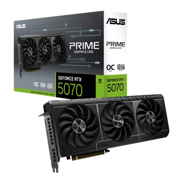 Card màn hình ASUS Prime GeForce RTX 5070 12GB GDDR7 OC Edition (PRIME-RTX5070-O12G)