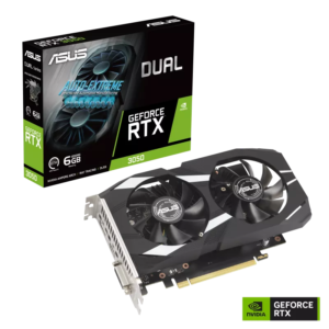 Card màn hình ASUS Dual GeForce RTX 3050 6GB GDDR6 (DUAl-RTX3050-6G)