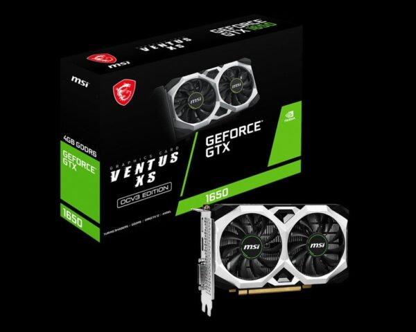 Card màn hình MSI GeForce GTX 1650 4GB D6 VENTUS XS OCV3 Card màn hình MSI GeForce GTX 1650 4GB D6 VENTUS XS OCV3
