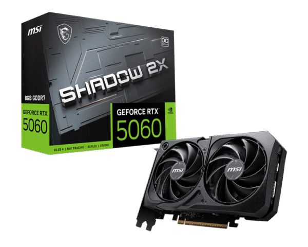 Card màn hình MSI GeForce RTX 5060 Shadow 2X OC 8GB