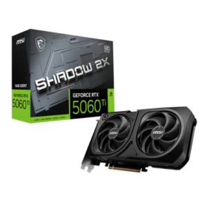 Card màn hình MSI GeForce RTX 5060 Ti Shadow 2X OC Plus 16GB Card màn hình MSI GeForce RTX 5060 Ti Shadow 2X OC Plus 16GB