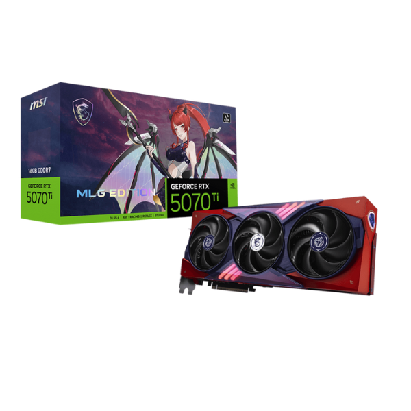 Card màn hình MSI GeForce RTX 5070 Ti 16G MLG EDITION Card màn hình MSI GeForce RTX 5070 Ti 16G MLG EDITION