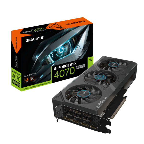 Card màn hình GIGABYTE GeForce RTX 4070 SUPER EAGLE OC 12G (GV-N407SEAGLE OC-12GD)