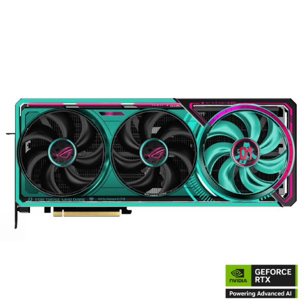 Card màn hình ASUS ROG Astral GeForce RTX 5080 16GB GDDR7 Hatsune Miku Edition Card màn hình ASUS ROG Astral GeForce RTX 5080 16GB GDDR7 Hatsune Miku Edition