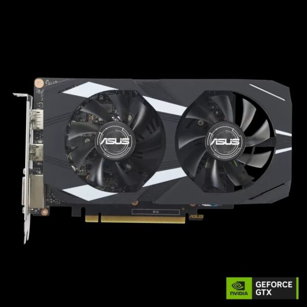 Card màn hình ASUS Dual GeForce GTX 1650 OC Edition 4GB GDDR6 EVO (DUAL-GTX1650-O4GD6-P-EVO) Card màn hình ASUS Dual GeForce GTX 1650 OC Edition 4GB GDDR6 EVO (DUAL-GTX1650-O4GD6-P-EVO)
