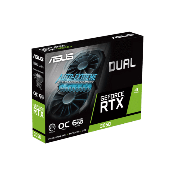 Card màn hình ASUS Dual GeForce RTX 3050 OC Edition 6GB (DUAl-RTX3050-O6G) Card màn hình ASUS Dual GeForce RTX 3050 OC Edition 6GB (DUAl-RTX3050-O6G)