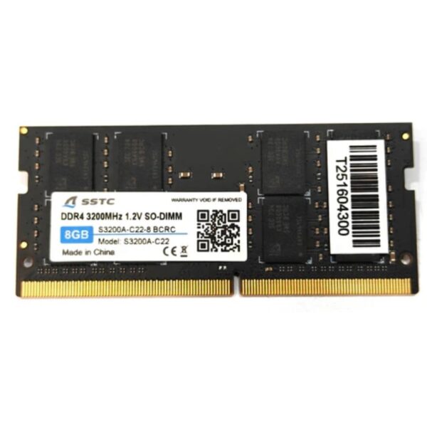 RAM DDR4 Laptop SSTC 8GB DDR4 3200MHz SODIMM S3200A-C22