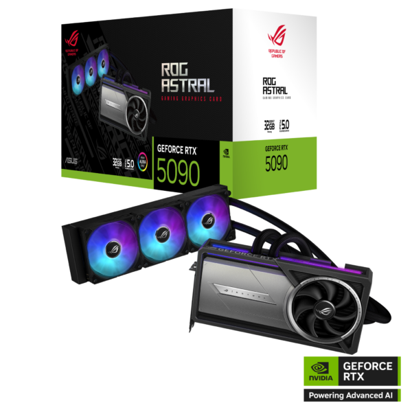 Card màn hình ASUS ROG Astral LC GeForce RTX 5090 32GB GDDR7 (ROG-ASTRAL-LC-RTX5090-32G-GAMING) Card màn hình ASUS ROG Astral LC GeForce RTX 5090 32GB GDDR7 (ROG-ASTRAL-LC-RTX5090-32G-GAMING)
