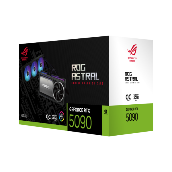 Card màn hình ASUS ROG Astral LC GeForce RTX 5090 32GB GDDR7 OC Edition (ROG-ASTRAL-LC-RTX5090-O32G-GAMING) Card màn hình ASUS ROG Astral LC GeForce RTX 5090 32GB GDDR7 OC Edition (ROG-ASTRAL-LC-RTX5090-O32G-GAMING)