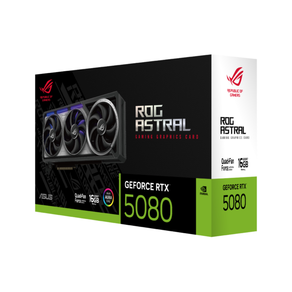 Card màn hình ASUS ROG Astral GeForce RTX 5080 16GB GDDR7 (ROG-ASTRAL-RTX5080-16G-GAMING) Card màn hình ASUS ROG Astral GeForce RTX 5080 16GB GDDR7 (ROG-ASTRAL-RTX5080-16G-GAMING)