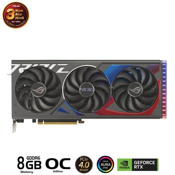 Card màn hình ASUS ROG Strix GeForce RTX 4060 Ti 8GB OC Edition (ROG-STRIX-RTX4060TI-O8G-GAMING)