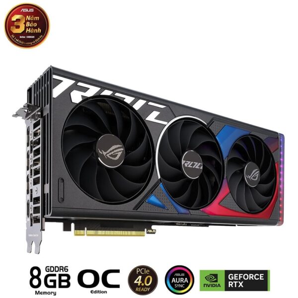 Card màn hình ASUS ROG Strix GeForce RTX 4060 Ti 8GB OC Edition (ROG-STRIX-RTX4060TI-O8G-GAMING)