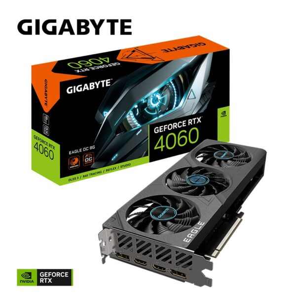 Card màn hình GIGABYTE GeForce RTX 4060 EAGLE OC 8G Card màn hình GIGABYTE GeForce RTX 4060 EAGLE OC 8G